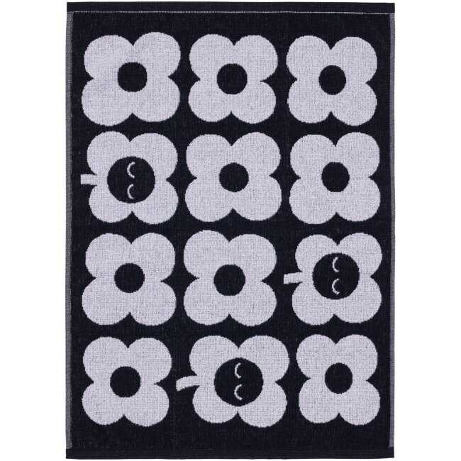 Ручное полотенце Finlayson Kukka 50x70 см черно-белое