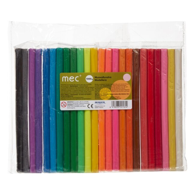Набор пластилина M.E.C 24 шт 1 кг Набор пластилина M.E.C 24 шт 1 кг
