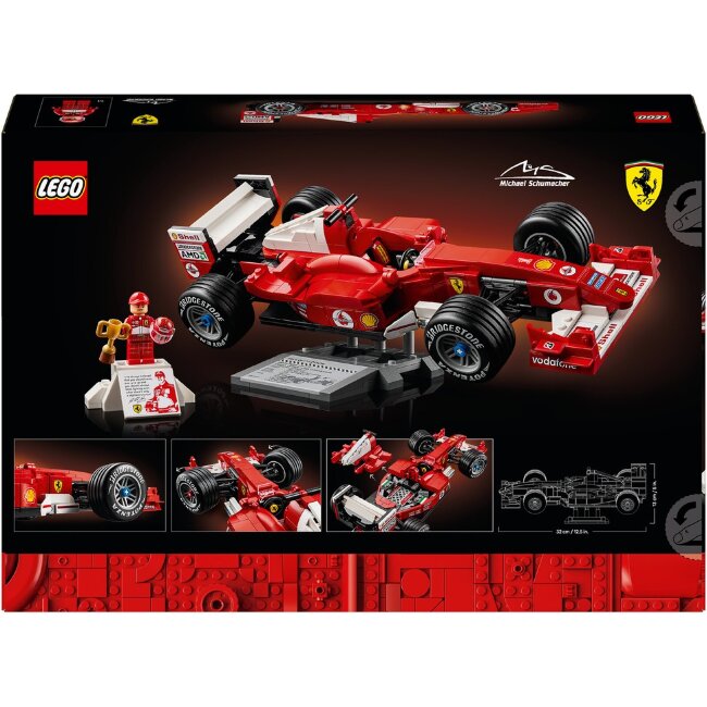 LEGO® Icons Ferrari F2004 и Michael Schumacher