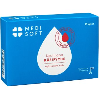 Дезинфицирующие салфетки Medisoft 10 шт Дезинфицирующие салфетки Medisoft 10 шт