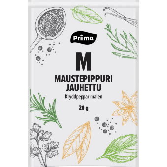 Перец душистый молотый Priima Mauste Pippurijauhe 20 гр
