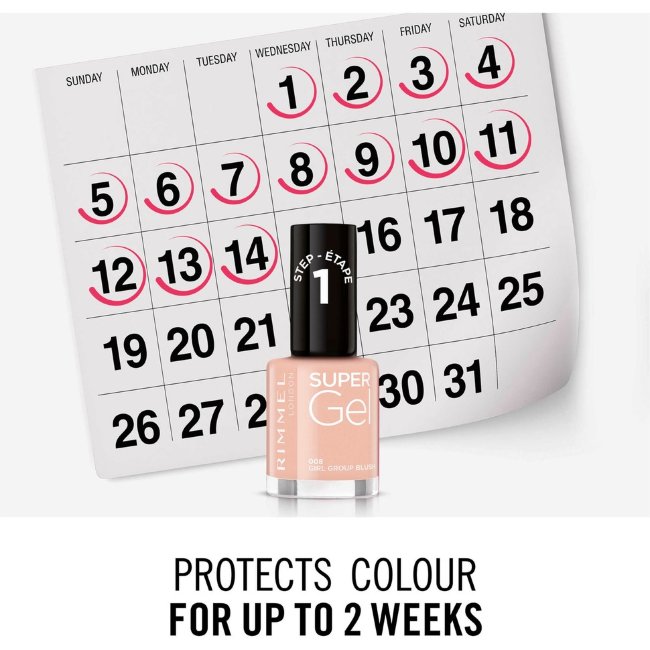 Гель-лак для ногтей Rimmel Super Gel 008 Girl Group 12 мл Гель-лак для ногтей Rimmel Super Gel 008 Girl Group 12 мл