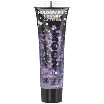 Голографический фиолетовый блестящий гель Moon большой 12 мл Голографический фиолетовый блестящий гель Moon большой 12 мл