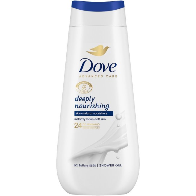 Жидкое мыло для душа Dove Advanced Care Deeply Nourishing 225 мл Жидкое мыло для душа Dove Advanced Care Deeply Nourishing 225 мл