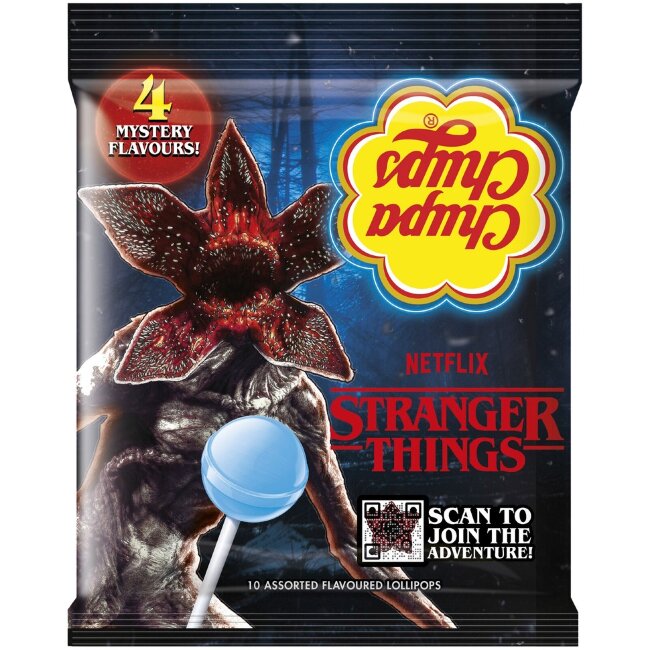 Леденцы Chupa Chups Stranger Things - Upside Down 120 гр Леденцы Chupa Chups Stranger Things - Upside Down 120 гр