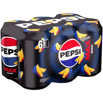 Напиток Pepsi Max Mango (уп 6 шт) 0,33 л