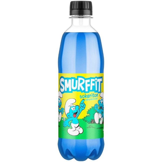 Безалкогольный напиток со вкусом груши без сахара Smurffit в пластиковом бутылке 0,5 л