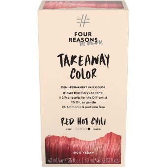 Стойкая краска для волос Four Reasons Original Takeaway Color 7.66 Red Hot Chili