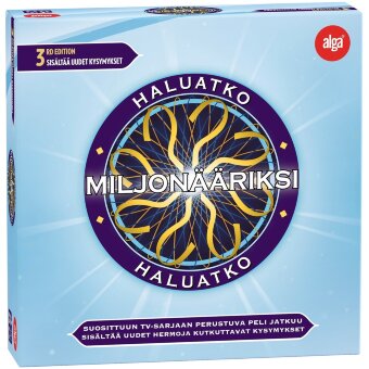 Настольная игра Alga Haluatko Miljonääriksi 3rd edition