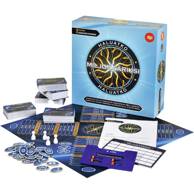 Настольная игра Alga Haluatko Miljonääriksi 3rd edition