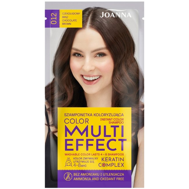 Шампунь оттеночный Joanna Multi Effect Chocolat Brown 012 Шампунь оттеночный Joanna Multi Effect Chocolat Brown 012
