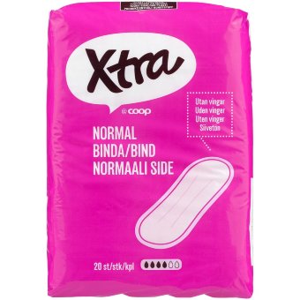 Обычные прокладки Xtra без крылышек 20 шт Обычные прокладки Xtra без крылышек 20 шт