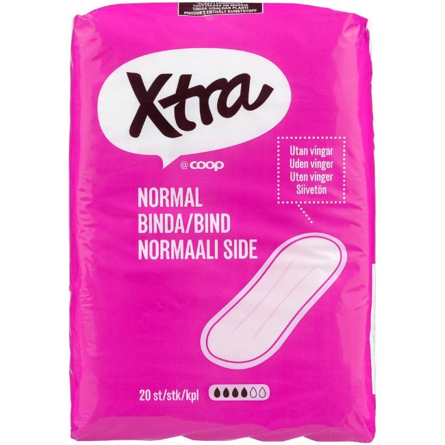 Обычные прокладки Xtra без крылышек 20 шт Обычные прокладки Xtra без крылышек 20 шт