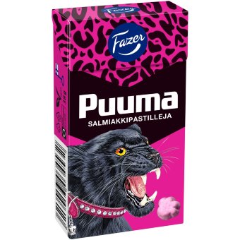 Лакричные пастилки с ксилитом Fazer Puuma 38 гр