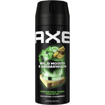 Дезодорант-спрей для тела Axe Wild Mojito & Cedarwood 150 мл