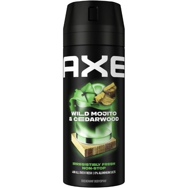 Дезодорант-спрей для тела Axe Wild Mojito & Cedarwood 150 мл Дезодорант-спрей для тела Axe Wild Mojito & Cedarwood 150 мл