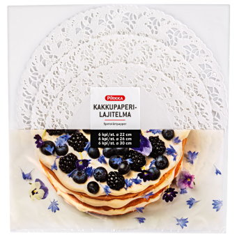 Подложка для торта (ажурная 22,26,30см по 6шт) Pirkka Подложка для торта (ажурная 22,26,30см по 6шт) Pirkka