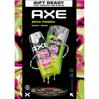 Подарочный набор Axe Xmas Epic Fresh (дезодорант-спрей и гель для душа) Подарочный набор Axe Xmas Epic Fresh (дезодорант-спрей и гель для душа)