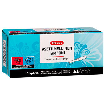 Тампоны Pirkka 16 шт Normal Тампоны Pirkka 16 шт Normal