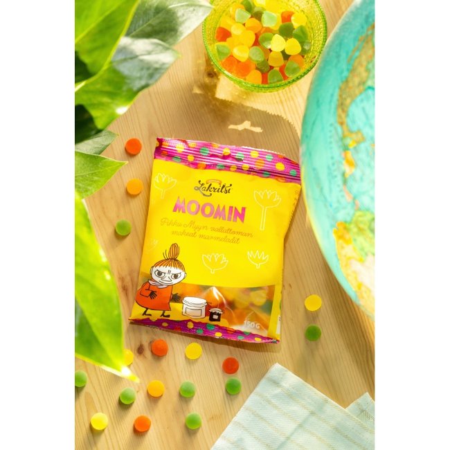 Мармелад с лакрицей Kouvolan Lakritsi Moomin Pikku Myyn 150 гр