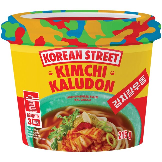 Лапша Korean Street Kaludon Kimchi 215 гр Лапша Korean Street Kaludon Kimchi 215 гр