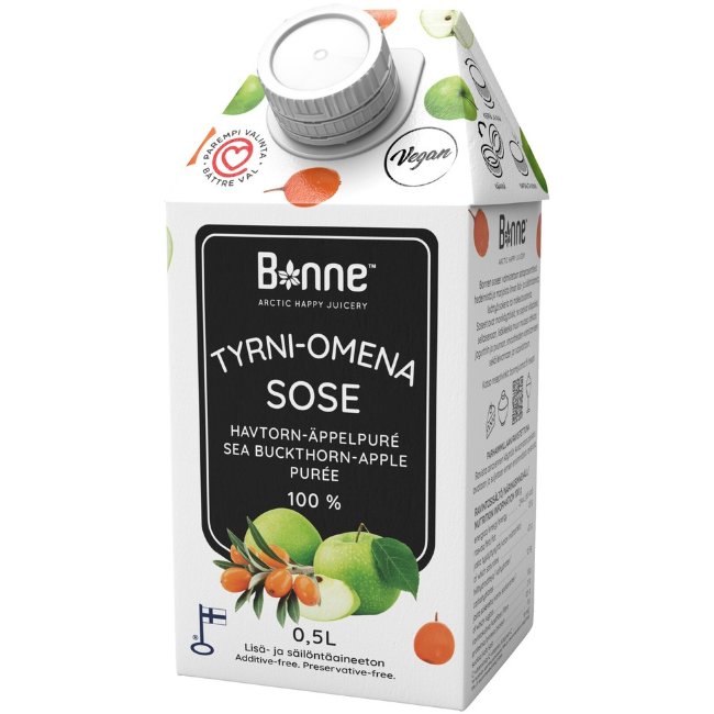 Яблочно-облепиховое пюре Bonne 500 мл