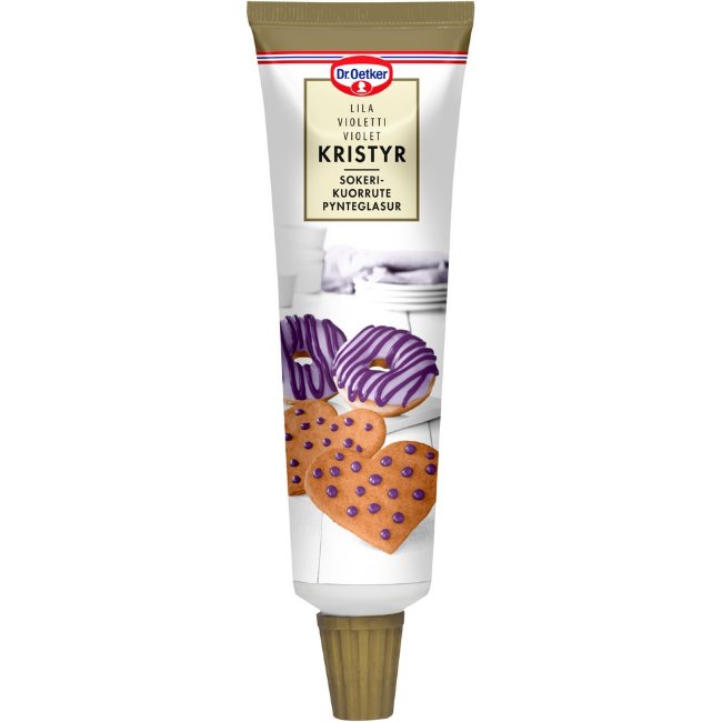 Сахарная глазурь Dr. Oetker фиолетовая 125 гр