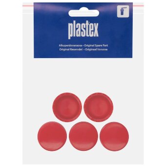 Оригинальная крышка Plastex 32 мм красная для бутылки Mehukas