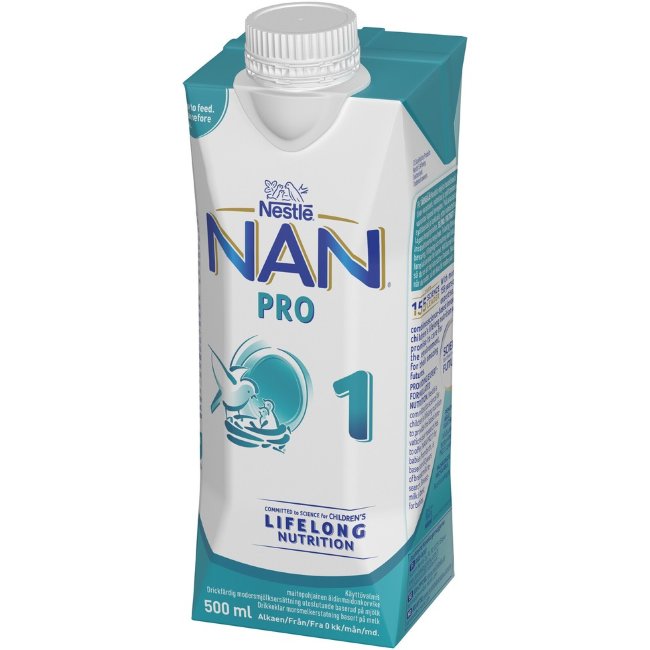 Адаптированная молочная смесь Nestlé NAN PRO 1 500 мл Адаптированная молочная смесь Nestlé NAN PRO 1 500 мл