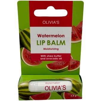 Бальзам для губ Olivia's с ароматом арбуза 1 шт Бальзам для губ Olivia's с ароматом арбуза 1 шт