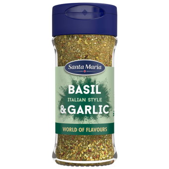 Смесь специй для пасты и овощей SantaMaria (базилик, чеснок) 41 гр Смесь специй для пасты и овощей SantaMaria (базилик, чеснок) 41 гр