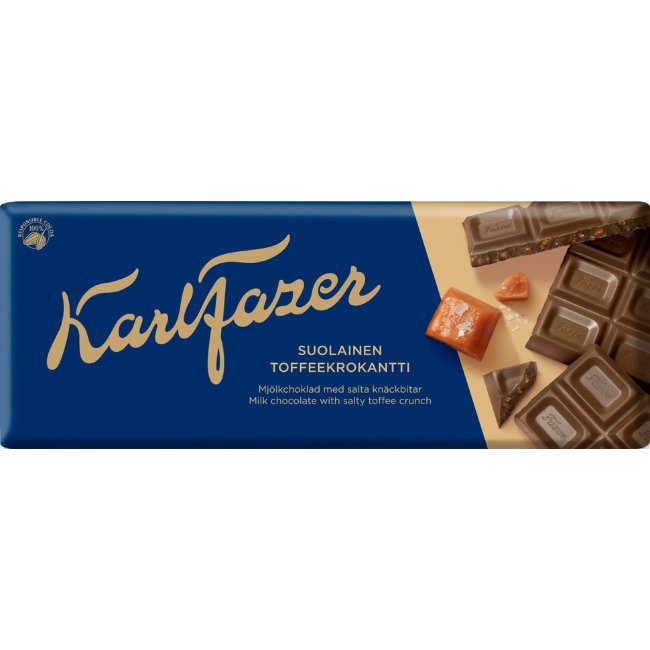 Шоколад Fazer (соленая карамель) 180 гр