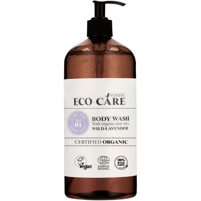 Гель для душа органический Eco Care Nordic с лавандой 1000 мл Гель для душа органический Eco Care Nordic с лавандой 1000 мл