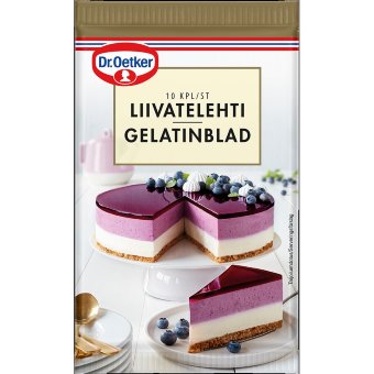 Желатин листовой Dr Oetker Gelatinblad 10 шт Желатин листовой Dr Oetker Gelatinblad 10 шт