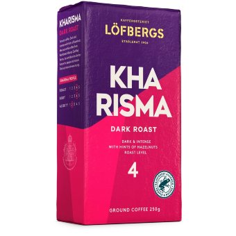 Кофе молотый Löfbergs Kharisma 250 гр Rainforest Alliance Кофе молотый Löfbergs Kharisma 250 гр Rainforest Alliance