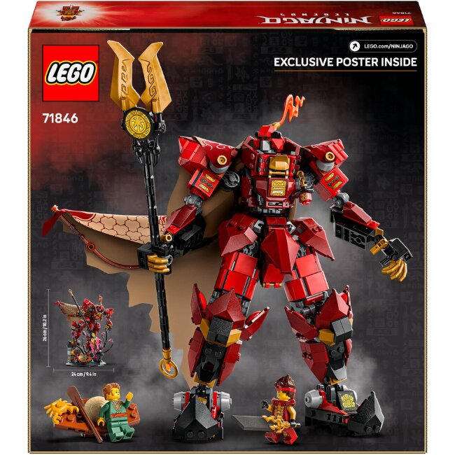 Конструктор LEGO® Ninjago 71846 робот-пламенный рыцарь