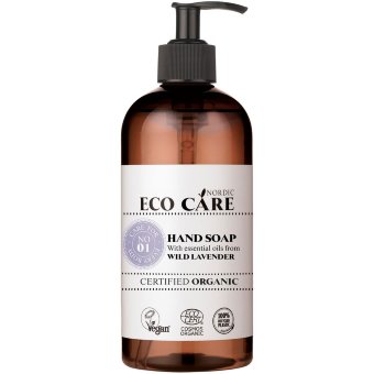 Жидкое мыло Eco Care Nordic с лавандой 500 мл Жидкое мыло Eco Care Nordic с лавандой 500 мл