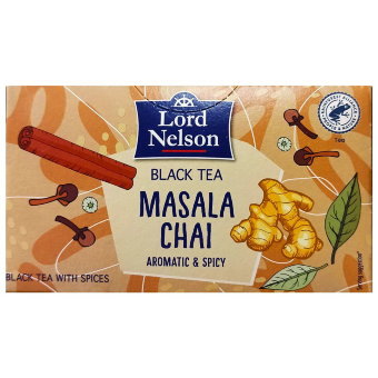 Чёрный чай с пряностями MASALA CHAI 20 шт/уп, Lord Nelson