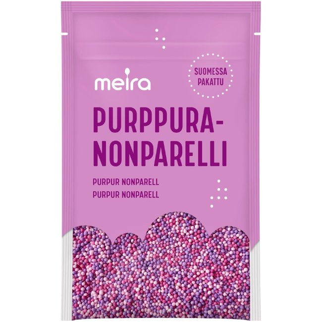 Кондитерская посыпка Meira (пурпурные шарики) 60 гр