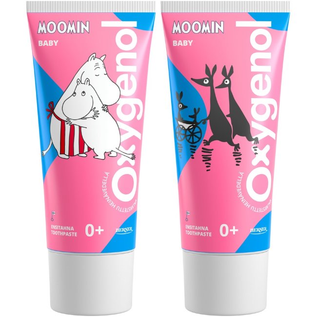 Детская первая зубная паста Oxygenol Moomin 50 мл 0+
