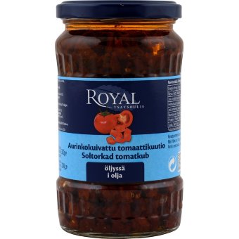 Вяленые томаты Royal кусочки 330/200 гр