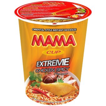 Кружка-лапша Mama Cup восточная с ароматом острой пряной курицы 70 гр