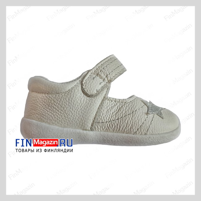 Кожаные туфли Happy Bee (белые) размер 21, стелька 12 см Кожаные туфли Happy Bee (белые) размер 21, стелька 12 см