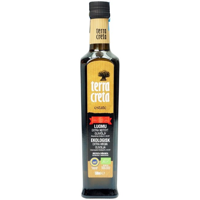Оливковое масло Terra Creta Estate Luomu extra virgin 500мл