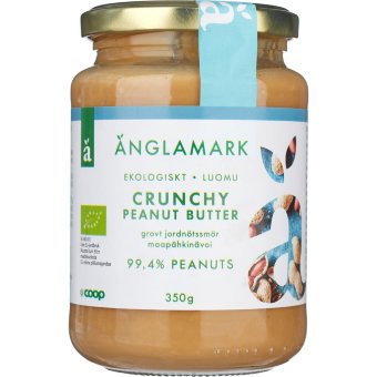 Органическая хрустящая арахисовая паста Änglamark 350 гр Органическая хрустящая арахисовая паста Änglamark 350 гр