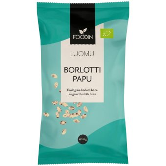 Фасоль борлотти Borlottipapu органическая 400 гр