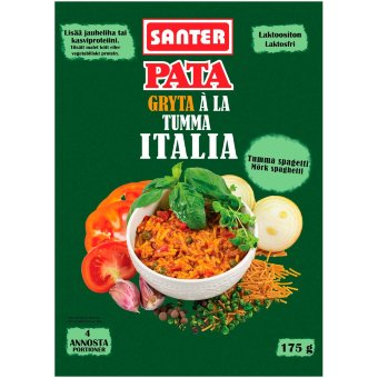 Паста в кастрюле Santer Pata à la Italia с темной спагетти и овощной приправой 175 гр Паста в кастрюле Santer Pata à la Italia с темной спагетти и овощной приправой 175 гр