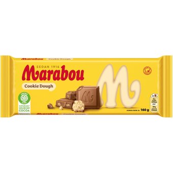 Шоколад Marabou Cookie Dough с ванильным тестом 160 гр