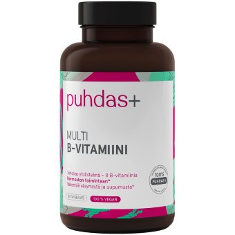 Комплекс витаминов группы B Puhdas+ 120 капсул