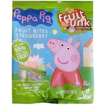 Фруктовые хлопья Fruitfunk Pipsa Possu с клубникой 100 гр (уп 10 шт)